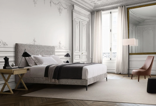 Kamar yang penuh gaya dan kebebasan ekspresi dengan sentuhan mewah